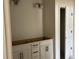 Unfinished bathroom featuring white vanity with black hardware at 122 Westfield Circle, Conway, SC 29526