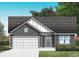 Charming single-story home featuring a symmetrical facade, attached garage, and professionally landscaped yard at 122 Westfield Circle, Conway, SC 29526
