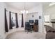 Bright home office with large windows, a desk, and neutral carpeting at 1388 Gailard Dr., Conway, SC 29526