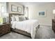 Serene main bedroom featuring soft carpet, large windows, and neutral decor at 1517 Hope Pointe Dr, North Myrtle Beach, SC 29582