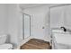 Bathroom featuring shower and dual sinks at 1529 Bucksport Rd., Conway, SC 29527