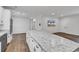 Open concept kitchen with a large island and marble countertops at 1529 Bucksport Rd., Conway, SC 29527
