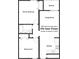 Floor plan showcasing the layout of the property, including the living room, kitchen, and bedrooms at 1582 South Waccamaw Dr. # 56, Garden City Beach, SC 29576