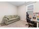 Office or flex space with bright window, comfortable seating and neutral carpet at 1704 Perthshire Loop, Myrtle Beach, SC 29579