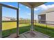 Enjoy outdoor living from the screened porch overlooking the fenced backyard at 1704 Perthshire Loop, Myrtle Beach, SC 29579