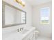 Bathroom featuring white cabinets and a large mirror at 1716 Cravens St., Georgetown, SC 29440