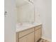 Clean bathroom showcasing a double sink vanity, mirror, and ample lighting at 182 Foxford Dr., Conway, SC 29526