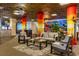 Elegant lobby featuring comfortable seating, vibrant artwork, and decorative columns offers a welcoming space at 201 74Th Ave. N # 2243/2244, Myrtle Beach, SC 29572