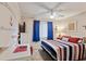 Comfortable bedroom featuring a nautical theme, work desk, and ample natural light at 202 North Ocean Blvd. # 109, North Myrtle Beach, SC 29582