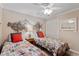 Inviting bedroom featuring twin beds and a nautical-themed decor for a relaxing getaway at 202 North Ocean Blvd. # 109, North Myrtle Beach, SC 29582