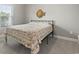 Bedroom with a decorative straw fish on the wall, a neutral paint color, and carpeted floors at 223 Southgate Ct., Pawleys Island, SC 29585