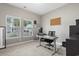 Home office featuring a standing desk, neutral paint, and natural light at 223 Southgate Ct., Pawleys Island, SC 29585