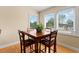 Cozy dining area with natural light and backyard views at 3721 Ed Smith Ave., Myrtle Beach, SC 29588