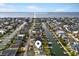 Aerial view of the canal-front community with convenient beach access for endless enjoyment at 39 Newport St., Ocean Isle Beach, NC 28469