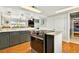 Kitchen features modern oven, marble counters, and stylish cabinets at 39 Newport St., Ocean Isle Beach, NC 28469