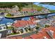 Beautiful aerial view of waterfront condos at marina with boat slips and manicured landscaping at 4396 Baldwin Ave. # 30, Little River, SC 29566