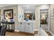 Butler's pantry between dining room and bedroom with extra storage for entertaining at 4396 Baldwin Ave. # 30, Little River, SC 29566