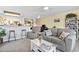 Cozy living room with stylish decor, seamlessly connected to the kitchen bar area at 4486 Little River Inn Ln. # 2103, Little River, SC 29566
