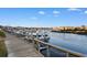 Beautiful view of the marina, with boats docked on the Intercoastal Waterway, near residential community at 4505 Lightkeepers Way # 24B, Little River, SC 29566