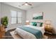 Virtually staged bedroom showcasing stylish decor and comfortable layout at 4510 Little River Inn Dr. # 2708, Little River, SC 29566