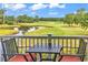 Amazing golf course and water views from this home's outdoor patio area at 4811 Orchid Way # 301, Myrtle Beach, SC 29577
