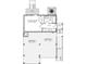 Layout of in-law suite with bath, closets, and carport on the ground floor at 52 Fish Shack Alley, Murrells Inlet, SC 29576