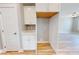 Pantry with cabinets, quartz countertops, and space for a refrigerator at 52 Fish Shack Alley, Murrells Inlet, SC 29576