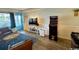Cozy living room with a TV, coffee table, and entertainment area for relaxation and leisure at 5409 N Ocean Blvd. # 111, North Myrtle Beach, SC 29582