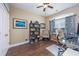 Comfortable home office with large window offering plenty of natural light at 5475 Elba Way # 1601, Myrtle Beach, SC 29579