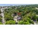 Aerial view of a cozy neighborhood with lush greenery and the ocean in the background at 6001 - 1498 S Kings Hwy., Myrtle Beach, SC 29575