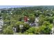 Aerial view showcases a charming neighborhood with lush greenery and stunning ocean views at 6001 - 1498 S Kings Hwy., Myrtle Beach, SC 29575