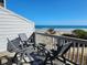 Outdoor deck with ocean view at 701 Norris Dr., Pawleys Island, SC 29585