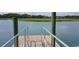 Wooden dock overlooking calm water and marshland at 701 Norris Dr., Pawleys Island, SC 29585