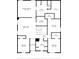 Upstairs floor plan of home with Primary bedroom, bath, two bedrooms, and two walk in closets at 7094 Watercress St, Myrtle Beach, SC 29579