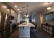 Open kitchen concept with island seating, stainless steel appliances, and plenty of counter space at 797 Salerno Circle # C, Myrtle Beach, SC 29579