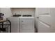 Laundry room with modern washer and dryer units at 797 Salerno Circle # C, Myrtle Beach, SC 29579