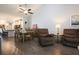 Open-concept living space with dining area, living room, and kitchen at 797 Salerno Circle # C, Myrtle Beach, SC 29579