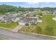 Beautiful aerial view of home showing manicured lawn and the surrounding neighborhood at 1220 Dunraven Ct., Conway, SC 29527