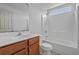 Bathroom featuring a vanity with storage, a tub shower and neutral finishes for a clean and modern look at 1220 Dunraven Ct., Conway, SC 29527