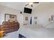 The main bedroom features a spacious layout, tv, and elegant furniture at 131 Crabapple Dr., Longs, SC 29568