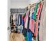 Walk-in closet with shelving and rods for optimal storage and organization at 135 Maggie Way, Myrtle Beach, SC 29588