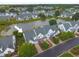 Community aerial view of pond, landscaping and multiple homesites at 153 Wimbledon Way # 153, Murrells Inlet, SC 29576