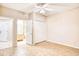 Bedroom with ensuite bathroom, light-colored walls, wood-look floors, and double closets at 1550 Spinnaker Dr. # 3123, North Myrtle Beach, SC 29582