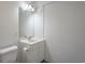 Standard bathroom with sink, toilet, and large blank wall at 1613 Havens Dr., North Myrtle Beach, SC 29582