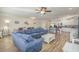 Open living area with a kitchen and plenty of room to sit and relax at 1613 Havens Dr., North Myrtle Beach, SC 29582