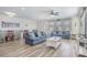 A spacious living room with comfortable seating and stylish decor, perfect for relaxation at 1613 Havens Dr., North Myrtle Beach, SC 29582