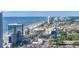 An aerial view of a seaside city featuring an amusement park, beaches and ocean view at 1708 N Ocean Blvd. # 101, Myrtle Beach, SC 29577