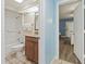 Well-maintained bathroom with shower/tub, and granite vanity top at 1708 N Ocean Blvd. # 101, Myrtle Beach, SC 29577