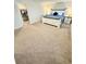 Cozy main bedroom with neutral carpet, walk-in closet, and stylish bedside lamps at 1709 Perthshire Loop, Myrtle Beach, SC 29579