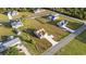 Aerial view of home and surrounding neighborhood at 1727 Cane Branch Rd., Loris, SC 29569